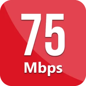 Speed 75 Mbps
